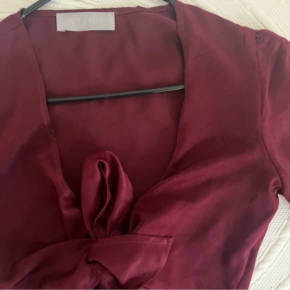 2 piece set - silk pants and crop top - Picture 3 of 3